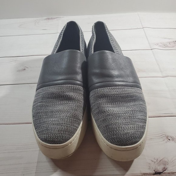 Vince Sneakers 9.5M Womens Platform Gray Slip On Comfort Shoes - Picture 2 of 9
